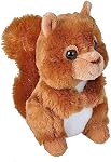 Wild Republic Red Squirrel Plush, Stuffed Animal, Plush Toy, Gifts for Kids, Hug’EMS, 7 inches