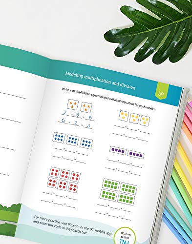 Ixl | The Ultimate Grade 4 Math Workbook | Multi-Digit Multiplication, Long Division, Addition, Subtraction, Fractions, Decimals, Measurement, And Geometry For Classroom Or Homeschool Curriculum #TOP2