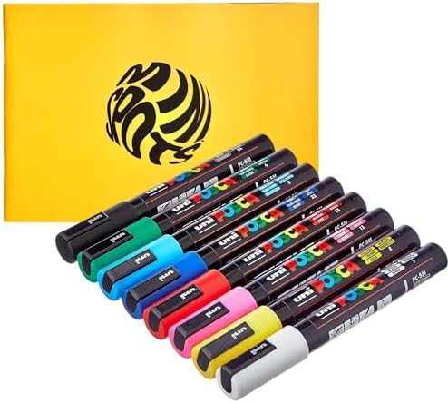 Rotuladores PACK 8 + Cuaderno de Dibujo - Colores Surtidos a Base...