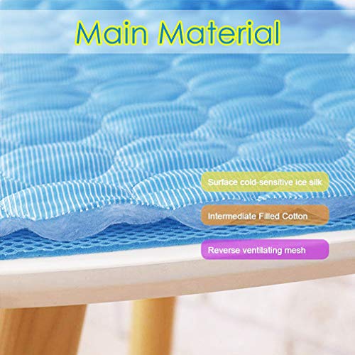 Biboss Pet Cooling Mat For Dog Puppy Cat Washable Cooling Pad, Reusable Ice Silk Dog Self Cooling Mat, Pet Sleeping Pad Blanket For Pet Beds Kennels Couches Sofa Floors Car Seats #TOP2