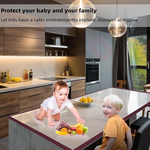 Image of Foam Strip for Flat Edge Protector | Flat Edge Guard Safety Strip | Baby Proof Corner Guard | Baby Protector for Safety in Floor (Brown, 2 Meter)