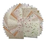 Papel de origami cuadrado para manualidades, papel de decoración, papel plegable cuadrado para manualidades, hojas de papel fino de morera