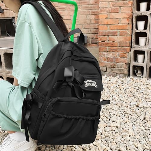 Bolsa de nailon multiusos para adolescentes y mochila ergonómica con compartimentos 5