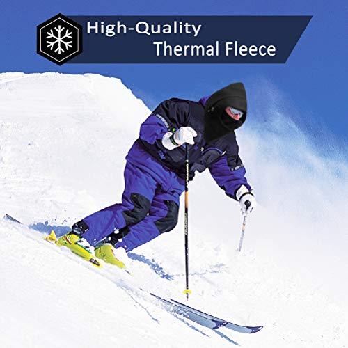 Balaclava Ski Mask 2 Pcs - Windproof Warmer Fleece Adjustable Winter Mask For Men Women #TOP3