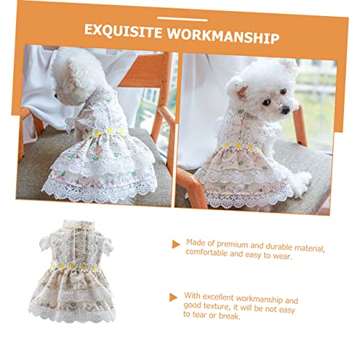 Robe pour chien lot de 3 vêtements d'été légers en polyester doux pour chienne - 3