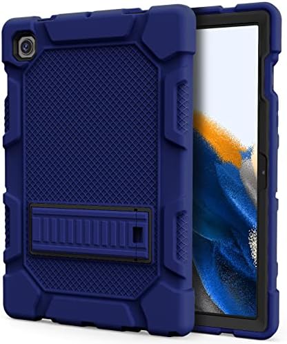 ZoneFoker for Samsung Galaxy Tab A8 Case, 10.5 inch 2021 Galaxy Tablet A8 Case, Slim Heavy Duty Shockproof Rugged Protective Case with Kickstand for 10.5 SM-X200/X205/X207 for kids boys (Dark Green)
