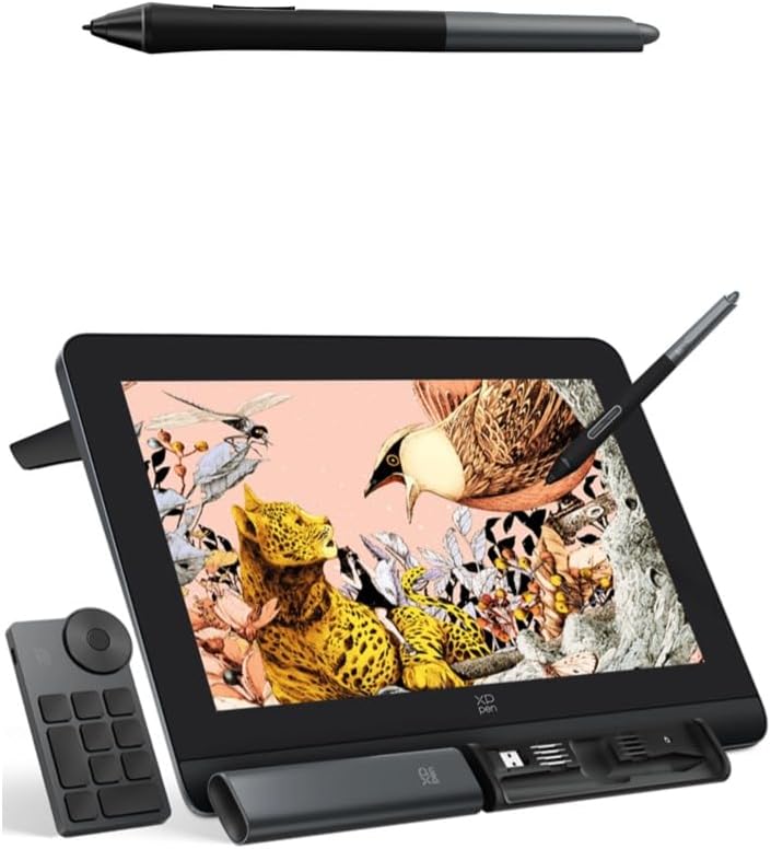 XPPen Artist Pro 16 Gen2 2.5K 16 inch QHD Drawing Tablet with Full Laminated Anti-Glare Screen 16384 Pressure Levels & XPPen X3 Pro Smart Chip Stylus