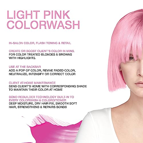 Celeb Luxury Viral Colorwash, Professional Semi-Permanent Hair Color Depositing Shampoo, Pastel Light Pink, 8.25 Fl Oz (Pack of 1) - Thumbnail 2