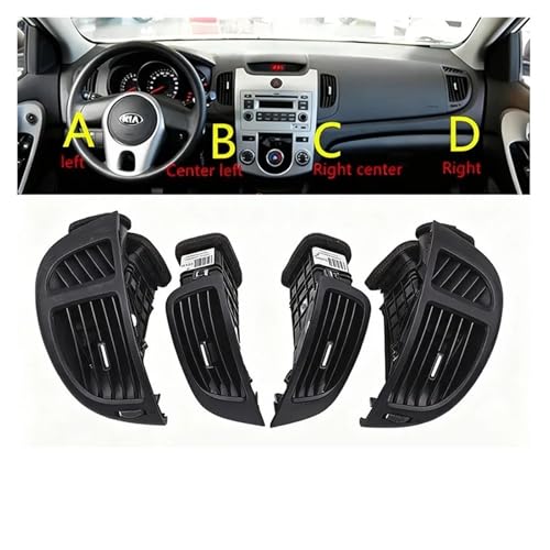 Accessoire voiture Kia Forte grille aération de tableau - 2