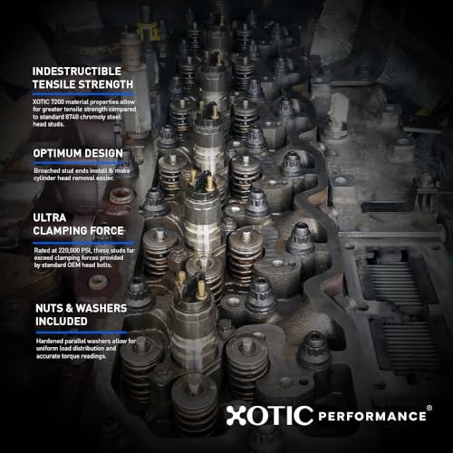 Image of Head Stud Kit for 1998.5-2025 5.9L 6.7L 24V Dodge Cummins Diesel | CP876 | Direct Replacement, Fits Ram 2500 /3500 Trucks - Xotic Performance