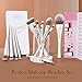 Jessup Makeup Brushes Set 14pcs Make up Brushes Premium Synthetic Foundation Concealer Blush Contour Powder Eye Shadow Blending Brush, Pearl White T343 Jessup Makeup Brushes Set 14pcs Make up Brushes Premium Synthetic Foundation Concealer Blush Contour Powder Eye Shadow Blending Brush, Pearl White T343