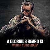 Viking Revolution Sandalwood Beard Balm for Men (2oz) and Sandalwood Beard Oil (1 fl oz) Bundle - With Argan and Jojoba Oils - Soften and Moisturize - Stocking Stuffers for Men - Image 7