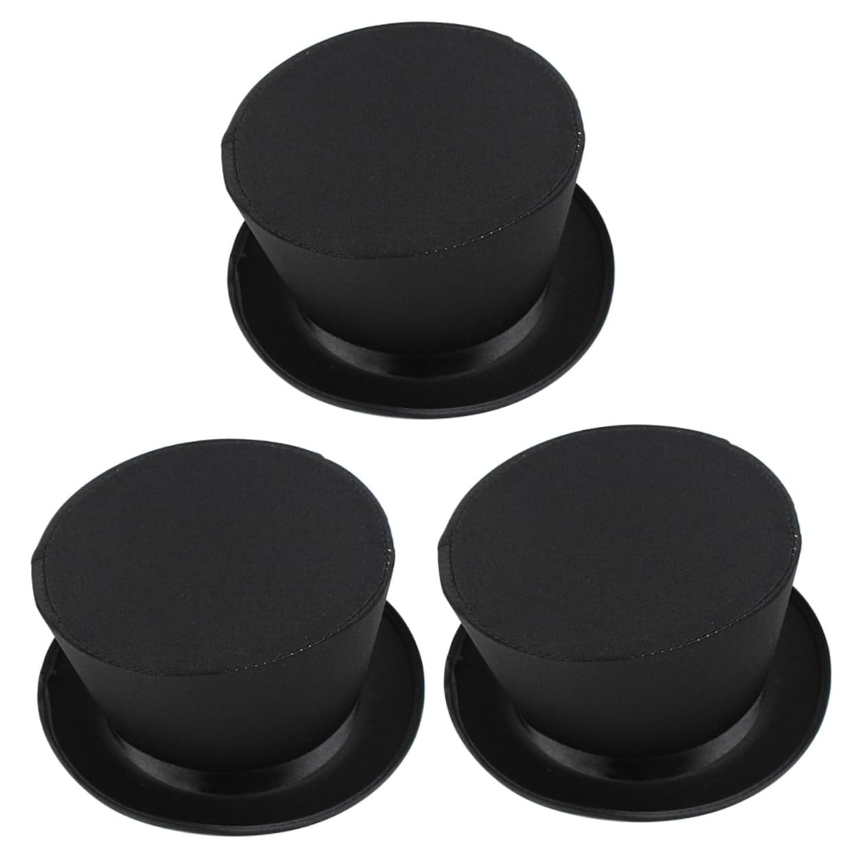 VICASKY 3piezas Sombrero De Fiesta Negro Decoración Creativa Para Banquetes y Cosplay Accesorio Festivo Ligero y Cómodo Para Celebraciones y Eventos