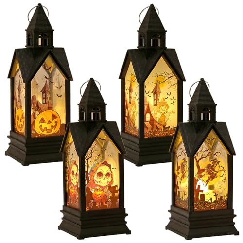 Lanterne suspendue Halloween à piles : illuminer votre centre de table de fête