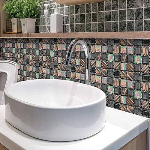 Tunkence 10 Pieces Subway Tiles Peel And Stick Backsplash Peel And Stick Backsplash Wall Tile Decorative 3D Self Adhesive Wall Tiles For Kitchen Backsplash And Bathroom #TOP5