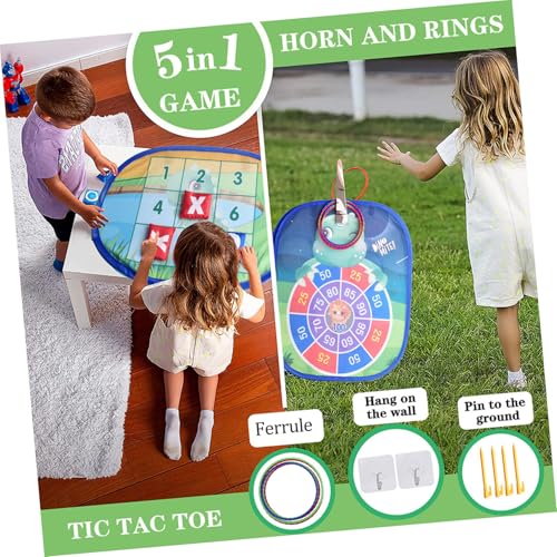 Jeu de de sacs de haricots avec cible pour extérieur - 2