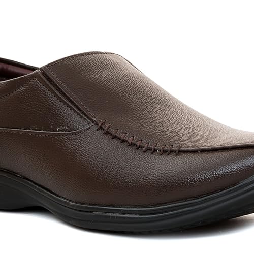 Image of Khadim's 7236534 Premium Stylish Lightweight Comfortable Durable & Sleek Design Formal Slip-On Shoes for Men