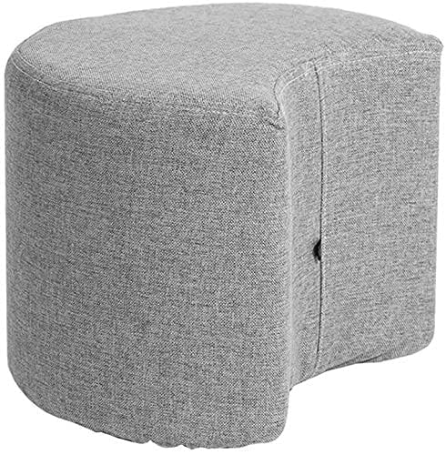 Tabouret en bois massif et repose-pieds de rangement pliable pour le salon