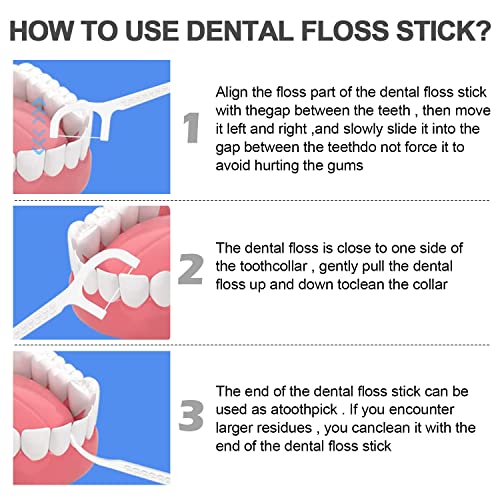 Portable Dental Floss Picks Refillable Dispenser,Travel Reusable Glide Floss Pink Case Toothpick Flosser Sticks Holder For Teeth Cleaning,Purse,Bathroom,Adults,Braces,Kids,Personal Care Products,Car #TOP1