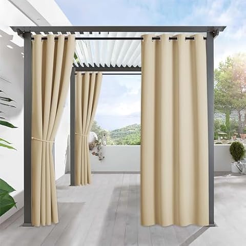 RYB HOME Outdoor Curtains Cover