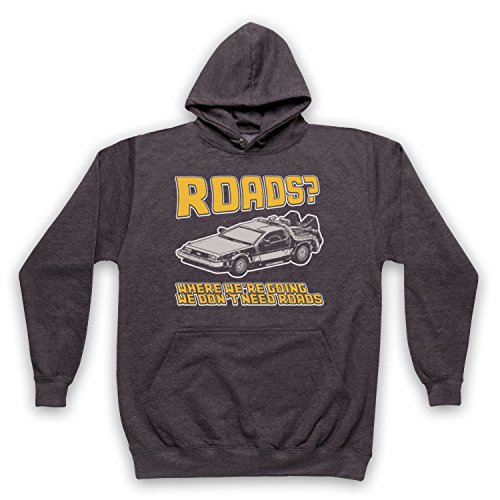 Sweat a capuche Back to the Future pour adulte adepte de science-fiction cinématographique