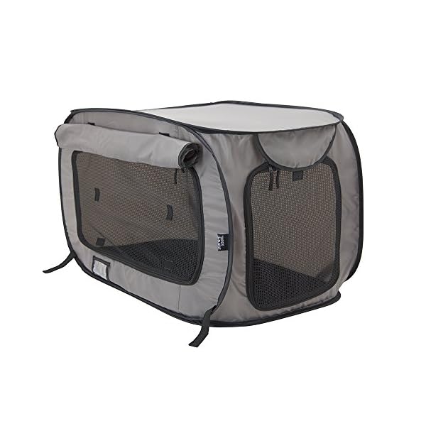 SportPet-Designs-Large-Pop-Open-Kennel-Portable-Cat-Cage-Kennel-Waterproof-Pet-bed-Carrier-Collection SportPet-Designs-Large-Pop-Open-Kennel-Portable-Cat-Cage-Kennel-Waterproof-Pet-bed-Carrier-Collection