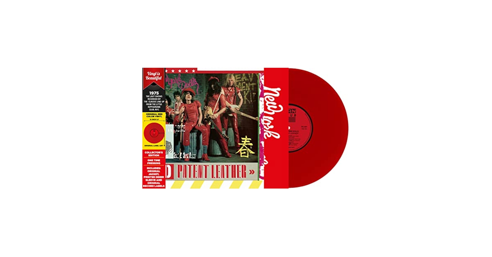 欧LP New York Dolls Red Patent Leather (Red Vinyl) 783504RED Culture Factory 未開封 /00260 New York Dolls – Red Patent Leather – Vinyl (LP, Album