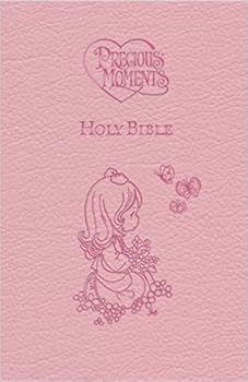 "Elisabeth" "Go With God" Personalized Precious Moments Holy Bible - Pink Edition Imitation Leather