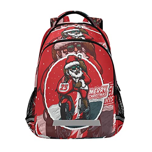Cartable à dos rouge Vnurnrn bonhomme de neige idéal pour la rentrée des classes