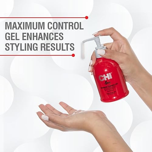 Miniatura 4 de CHI Infra Gel, gel firme para el cabello para proteger del peinado con calor, proporciona brillo y control al cabello, sin sulfatos ni parabenos, 8