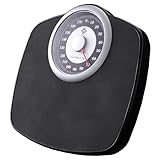 Zeno A25 Personenwaage – bis zu 180 kg – 5,3 Zoll Zifferblatt auf 31 x 30 cm großer Plattform – Rutschfeste Gummioberfläche – Hochpräzise analoge Personenwaage – Langlebig mit 20 Jahren Garantie