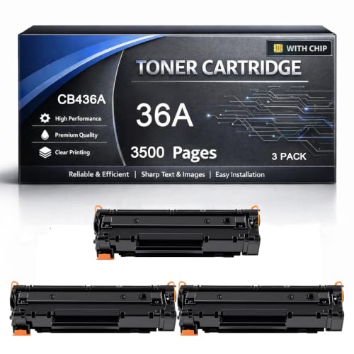Toner 36A CB436A noir haute capacité pour des textes d'une netteté absolue