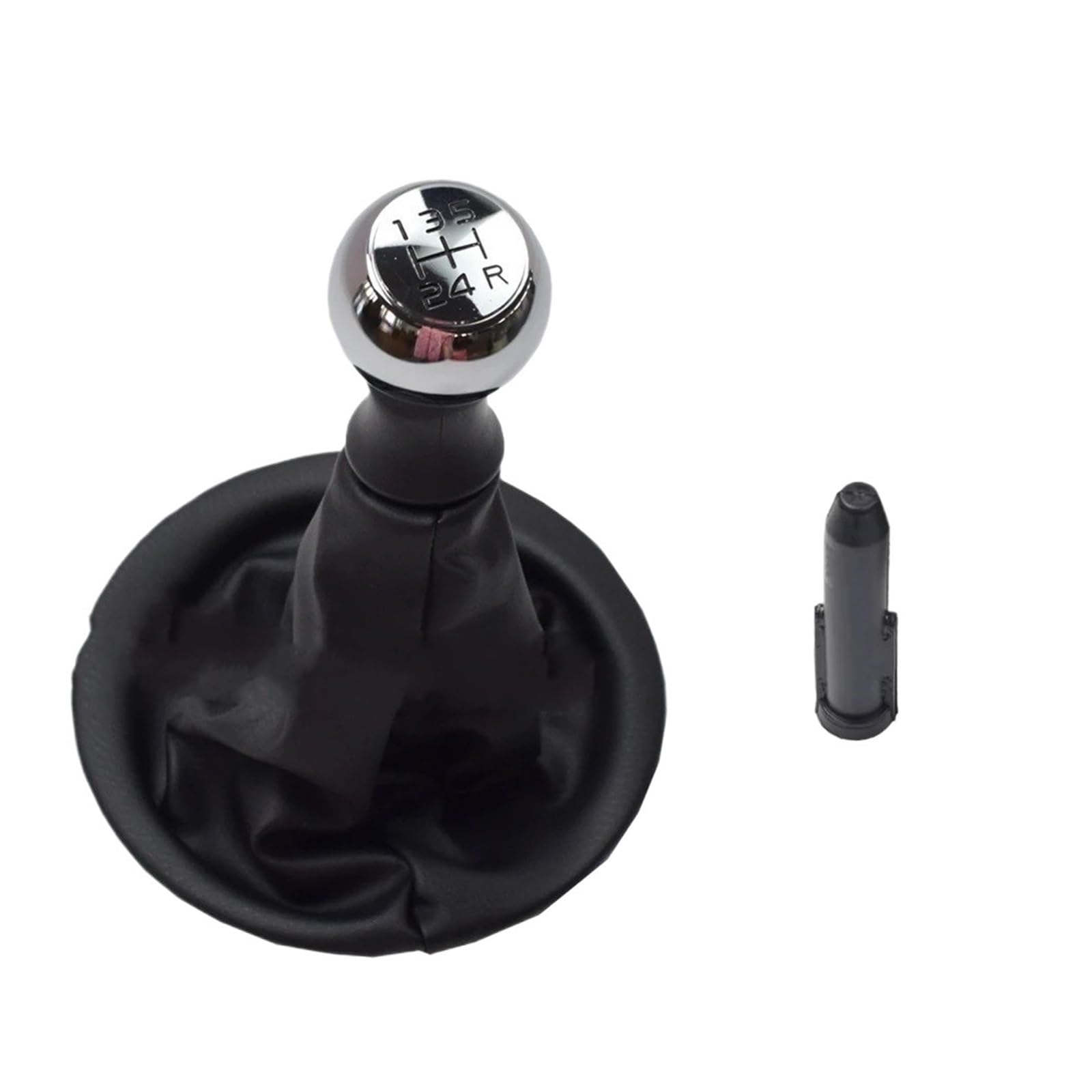 SAUANMNKTP Gearshift Knob for Citroen Berlingo II 2008-2018 Gear Shift Knob Gaiter Boot Cover(D-5R-And Boot ﻿)