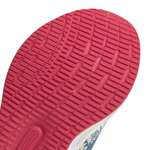 Image of adidas Kids' Marvel Run Falcon 5 Elastic Lace & Strap Shoe