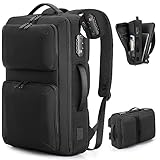 VGOAL Anti theft Laptop Backpack - Business Slim Travel Backpack With TSA Lock, 15.6 Inch Water Resistant Trendy Bookbag Computer Daypack With USB Charging Port（Black）