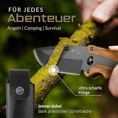 Bergkvist K30 Titanium Klappmesser Outdoor Taschenmesser für Survival