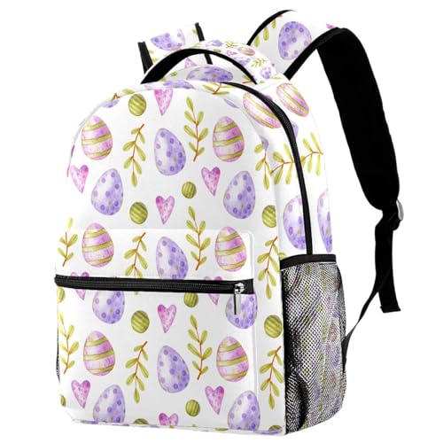 Sac à dos d'école œuf de Pâques coloré idée cadeau originale pour ado