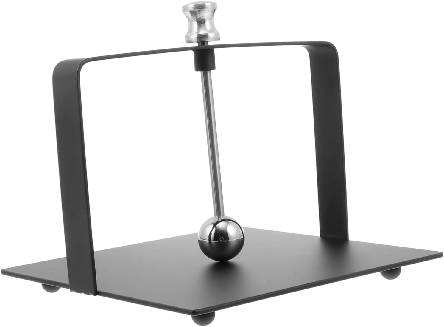 1pc Black Stainless Steel Napkin Holder Stylish Table Tissue Rack for Hotel and Restaurant Use and Decorative Serviette Stand Easy to Use Buffet Organizer