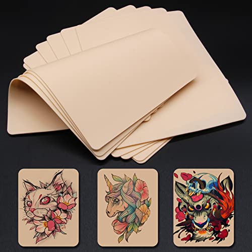 Blank Tattoo Practice Skins - Autdor 10Pcs Tattoo Skin Practice Double Sides 8x6' Fake Skin...