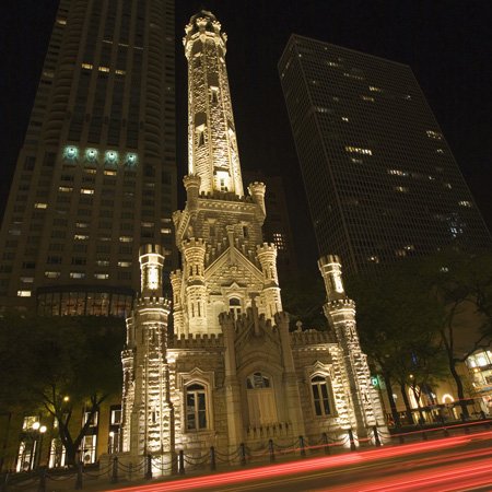 Interrupteur double commande Illinois Chicago Water Tower Jaynes Gallery - 3