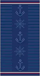 Toalhão de Praia Aveludada 78x150 Beach - Appel (Marítimo, 78 x 150)