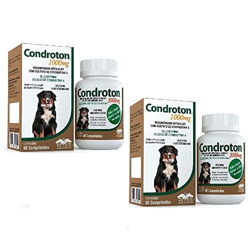 Combo 2un Suplemento Condroton 1000mg 60cps - Vetnil