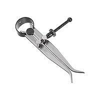 Vista 4 de HARFINGTON Pinza de junta de resorte de 4 pulgadas / 3.937 in de resorte ajustable dentro de la pinza con tuerca sólida para torno de madera trabajo