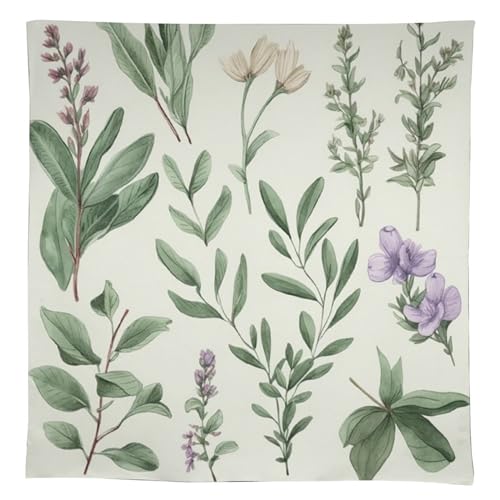 Nappe rectangulaire lin 140x140 cm décoration table rustique - 2