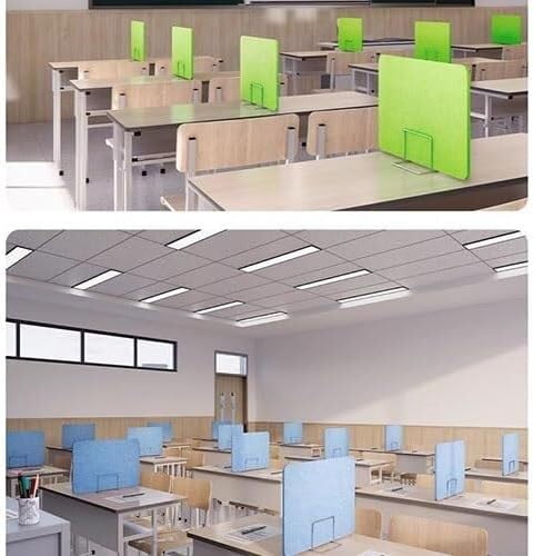 Sichtschutzwand für den Schreibtisch, Akustik-Trennwand – Lärmreduzierende Trennwand für Büros und öffentliche Räume, platzsparendes Design für mehr Konzentration und Produktivität, Grau, 30