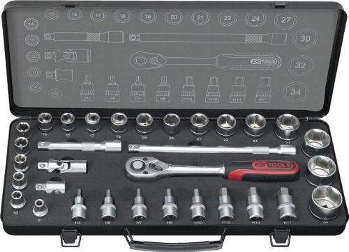 KS Tools 920.1332 1/2 ULTIMATE+ Steckschlüssel-Satz,32-tlg.