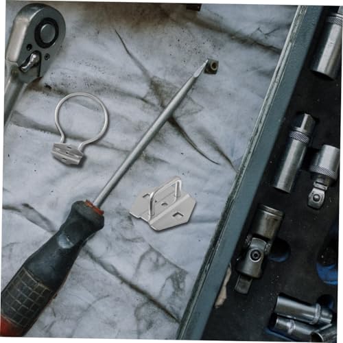 Rangement pour outils de garage à 7 supports inclinés et droits suspendus