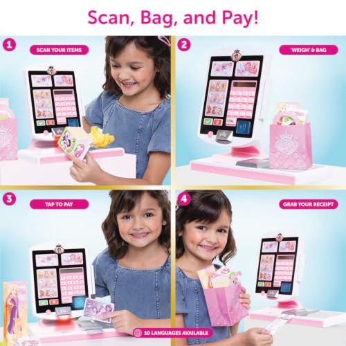 Disney Princess Style Grocery Self-Checkout Register Play Set - image 6