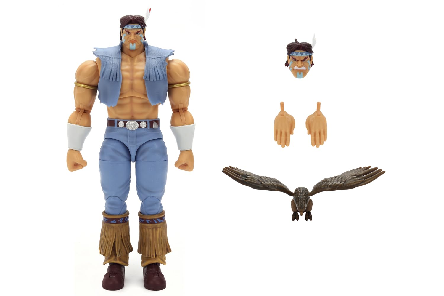 Jada Street Fighter II Figura T. Hawk 17 cm Articulada con Accesorios Intercambiables, Figura Acción Coleccionable Capcom +13 Años (9335739314R00)