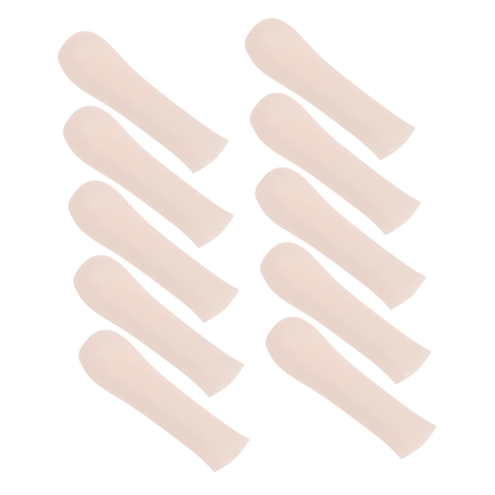 Ipetboom 10pcs Ear Spoon Tips Accessory Set Silicone Ear Spoon Tips Replacement for Ear Cleaner Safe Comfortable for Boys and Girls Adults